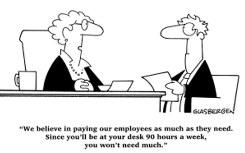 Post 'You’re working way more than 40 hours a week? More fool you!' featured image